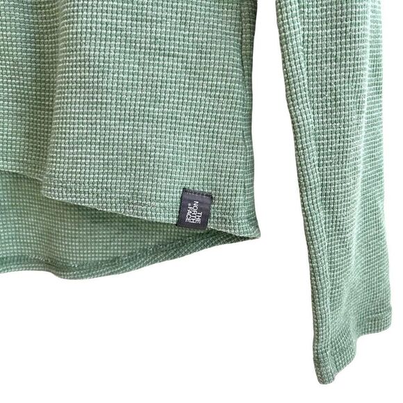 The North Face Waffle Knit Thermal Hooded Top - Picture 4 of 7